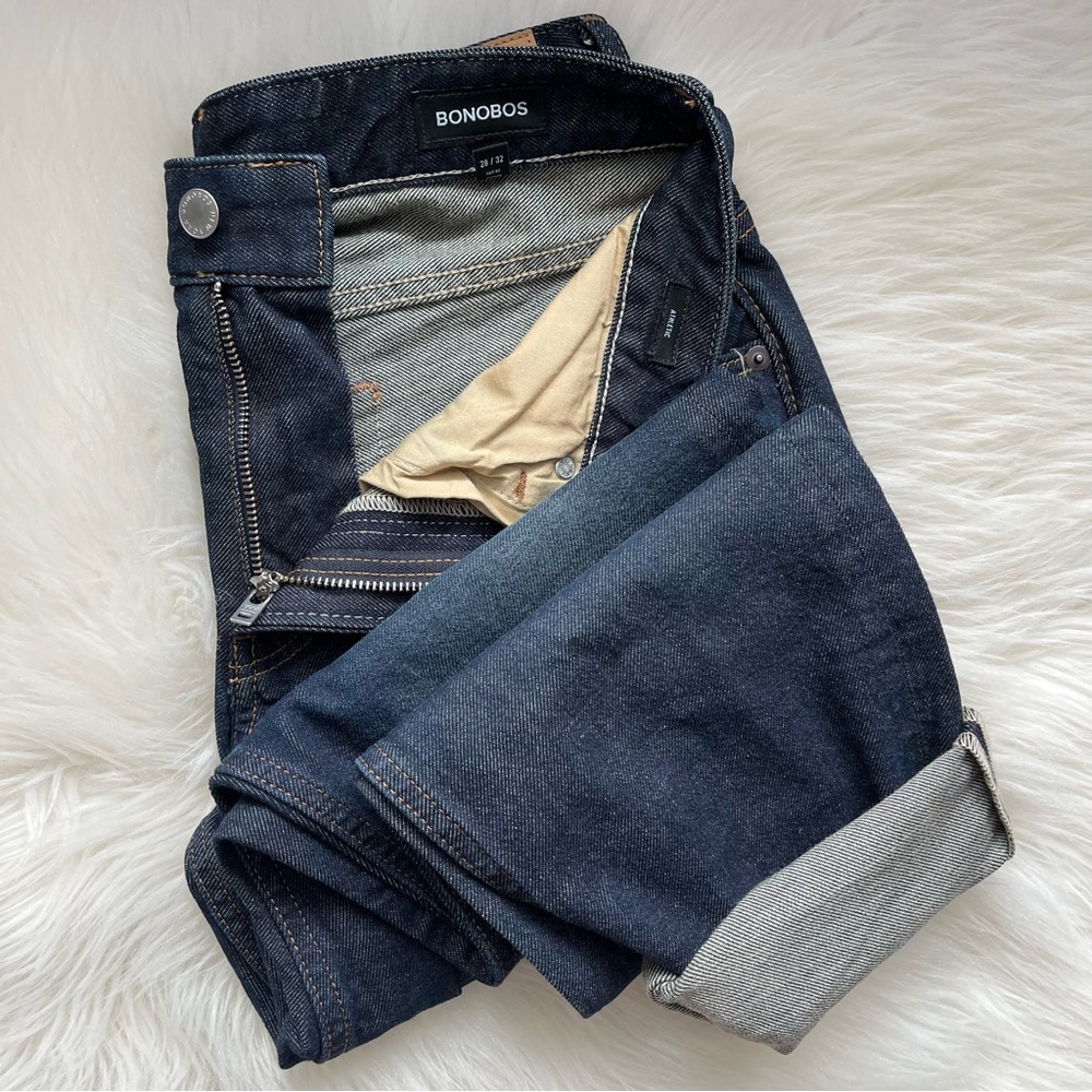 New Bonobos Men’s Blue Jeans Denim Pants Athletic 28x32 28 32